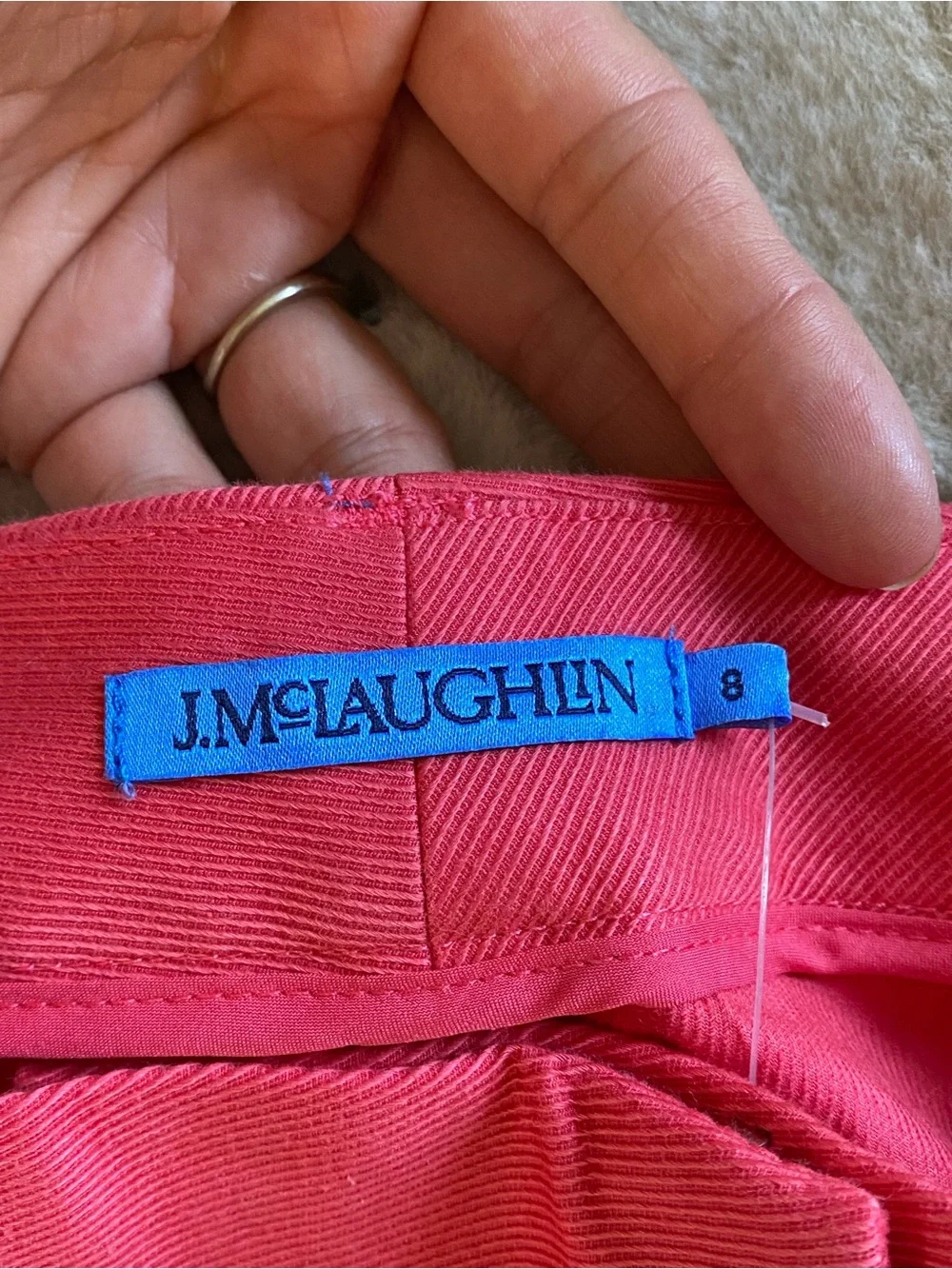 J.McLaughlin Brock Women’s Wide-Leg Pants in Vibrant Coral! 🦞